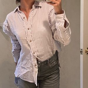 Button down striped jacket